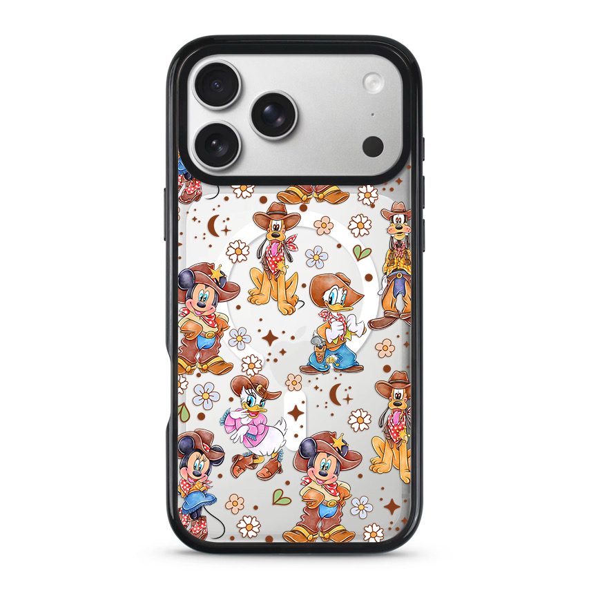 Clear MagSafe Phone case- Western Mice