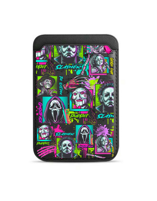 New MagSafe card holder - Neon Halloween