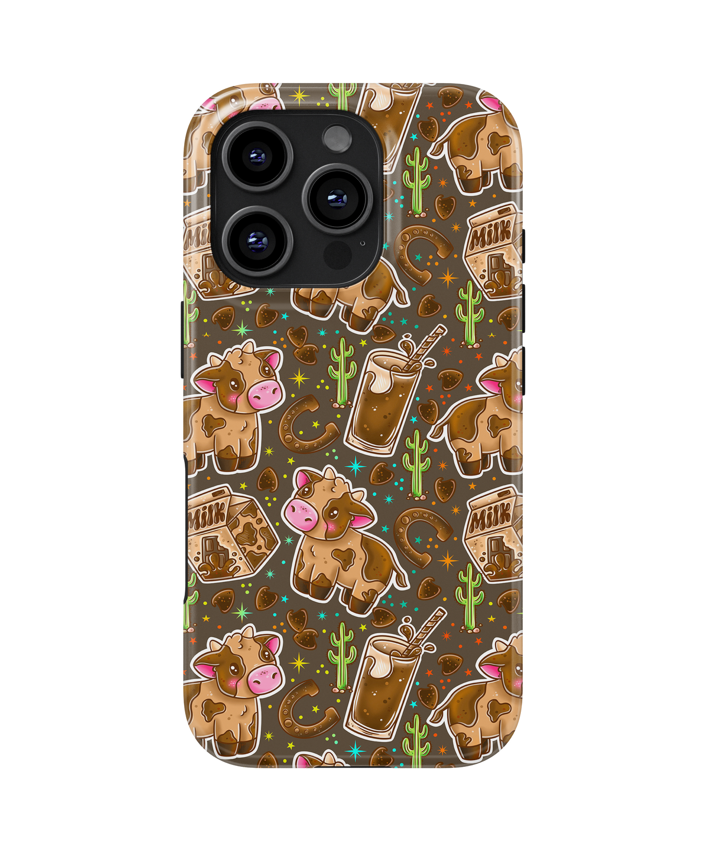 MagSafe Tough Phone case - Chocolate milk cows